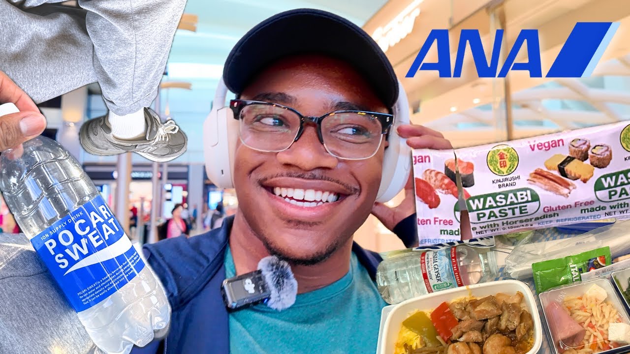 I Flew 11 Hours on ANA to Japan 🇯🇵 | ANA Flight Review, Arriving in Tokyo, and First Time in Asia