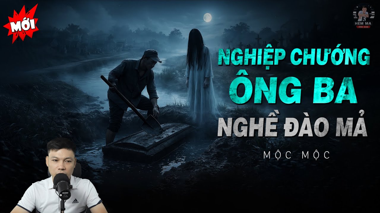 Truyện Ma: NGHIỆP CHƯỚNG ÔNG BA GIỮ NGHỀ ĐÀO MẢ Cắt Da Người Chết Về Nhà MC Đình Soạn Kể MỚI