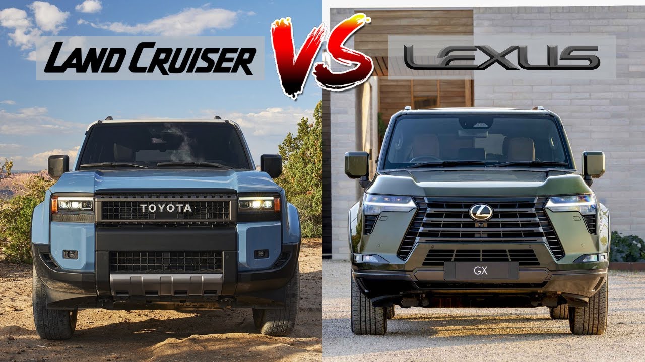 2026 Lexus GX550 vs 2026 Toyota Land Cruiser | Off-Road Luxury Meets Rugged Heritage