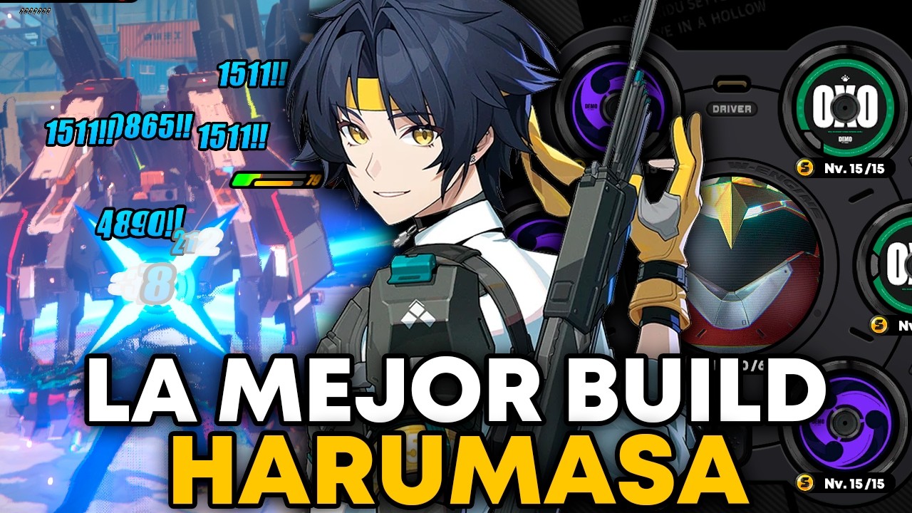 La MEJOR Build de HARUMASA Harumasa Mejores Artefactos, Equipos y Armas Zenless Zone Zero