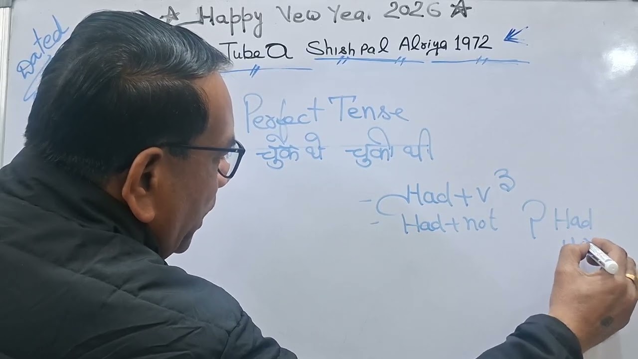 Past perfect tense 