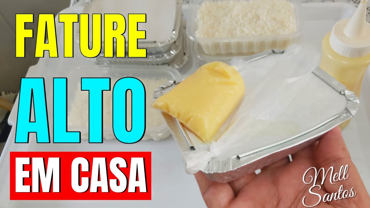 ESSA RECEITA NA MARMITINHA ME RENDEU MUITO DINHEIRO. VENDE IGUAL ÁGUA!