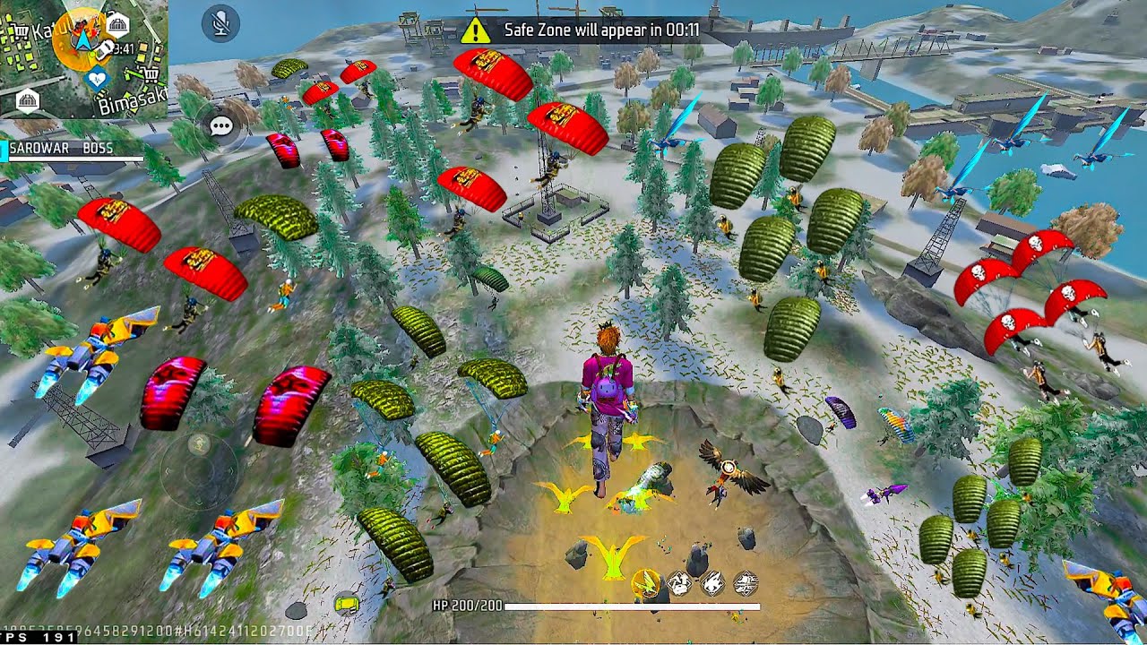 PARAFEL+MP40 56Kills 💪 90%Headshot Rate ⚡| Solo Vs Squad Full Gameplay | FREE FIRE