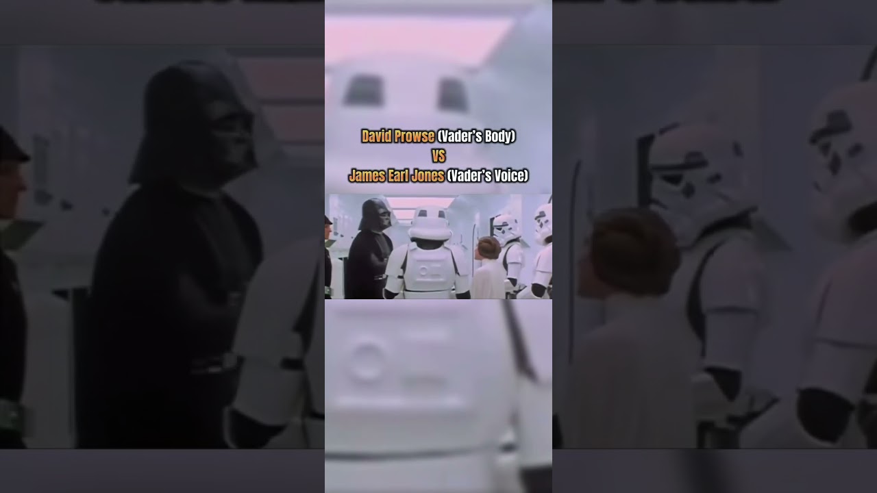 David Prowse Vs James Earl Jones as DARTH VADER’s Voice