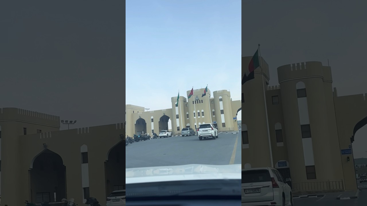 UAE 🇦🇪 Oman 🇴🇲 border crossing by road #travel #roadtrip #explore