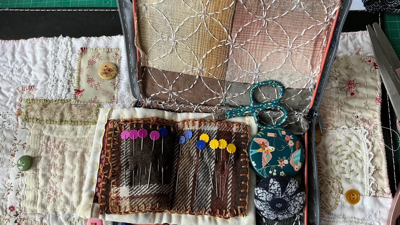 Travel kit pin cushion.