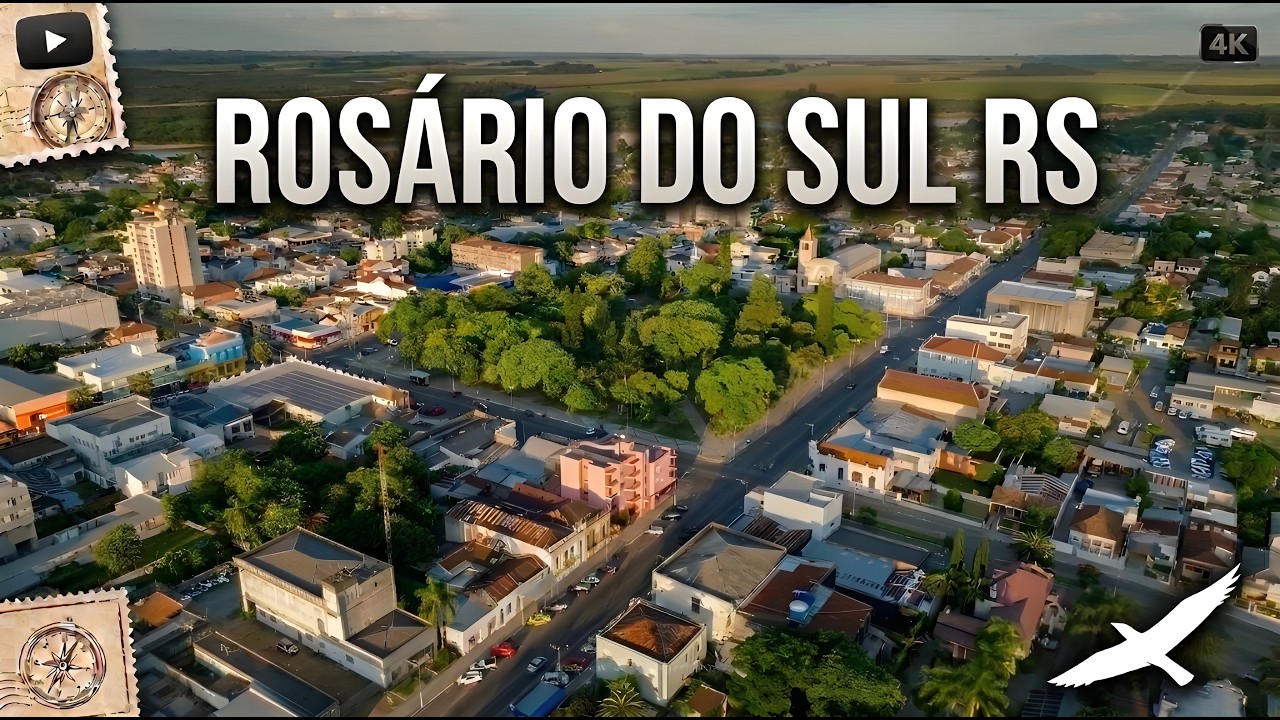 Rosario do Sul EP 05: Vista aérea da cidade