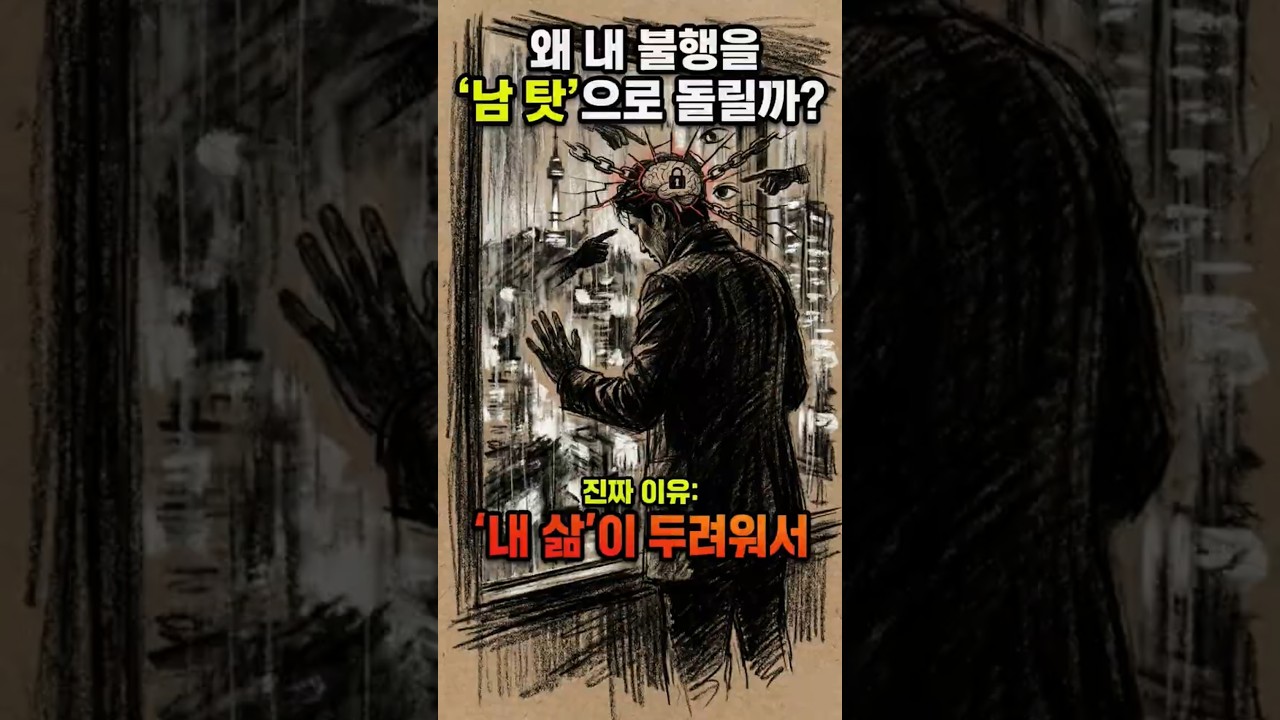 모든 게 남 탓처럼 느껴져 억울한 당신이 반드시 들어야 할 심리학 #인생조언 #인간관계 #자존감 #남탓 #성숙한삶