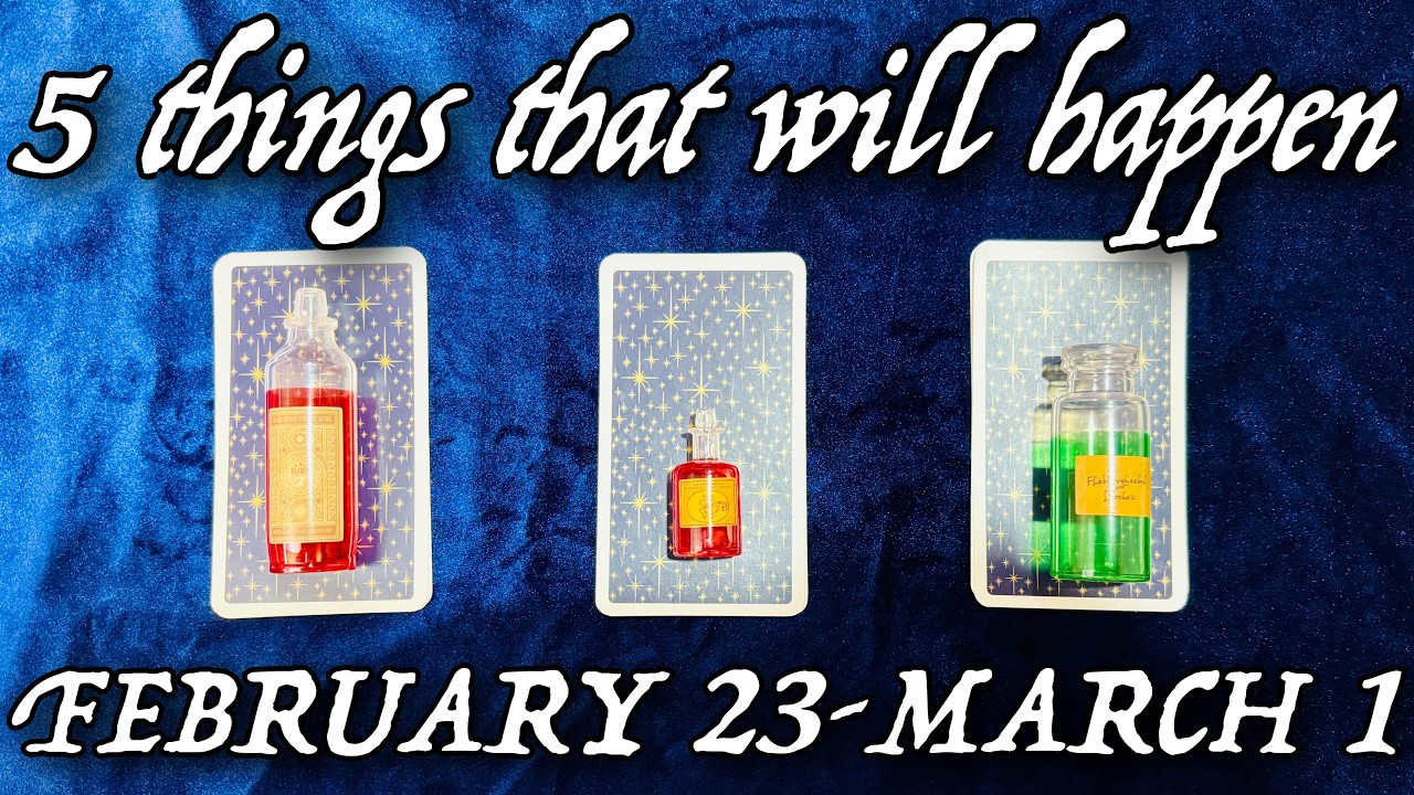 5 things coming to you from February 23 to March 1 😍 PICK A CARD Tarot Reading 🔮
