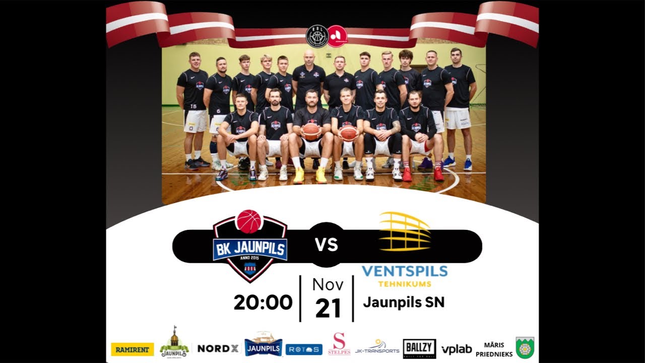 BK Jaunpils  - Ventspils Tehnikums
