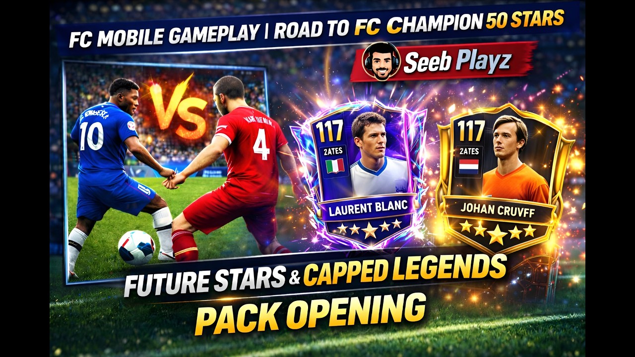 Future Stars & Capped Legengs Pack Opening | Road to FC Champion 50 Stars | Episode 5