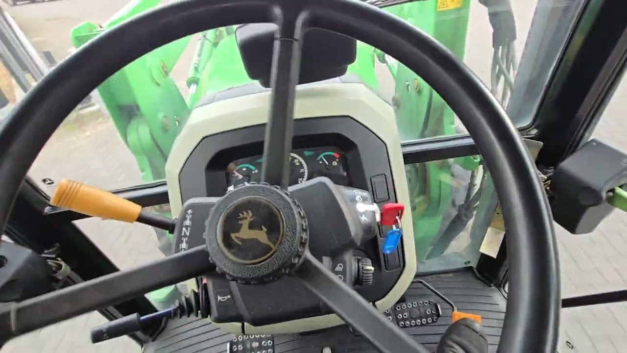 John Deere 5080M with loader video 3 Bidpointer.com