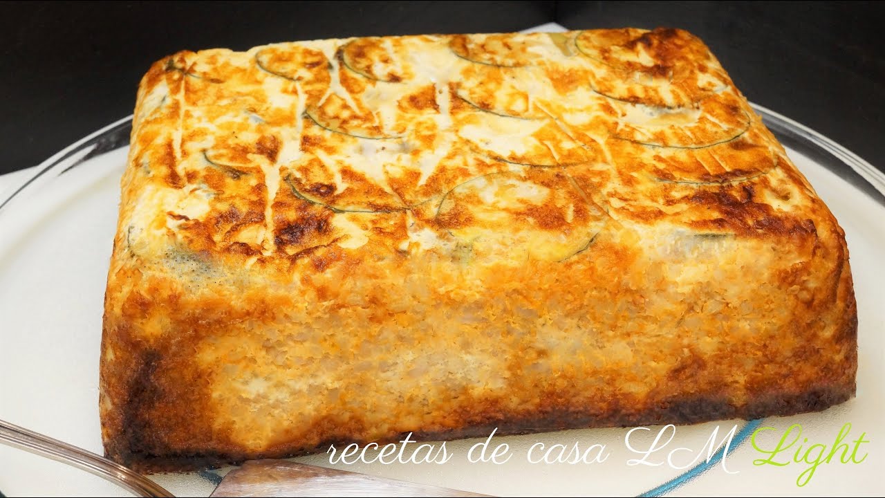 EL IRRESISTIBLE PASTEL SALADO DE CALABACIN RECETA FÁCIL Y RÁPIDA