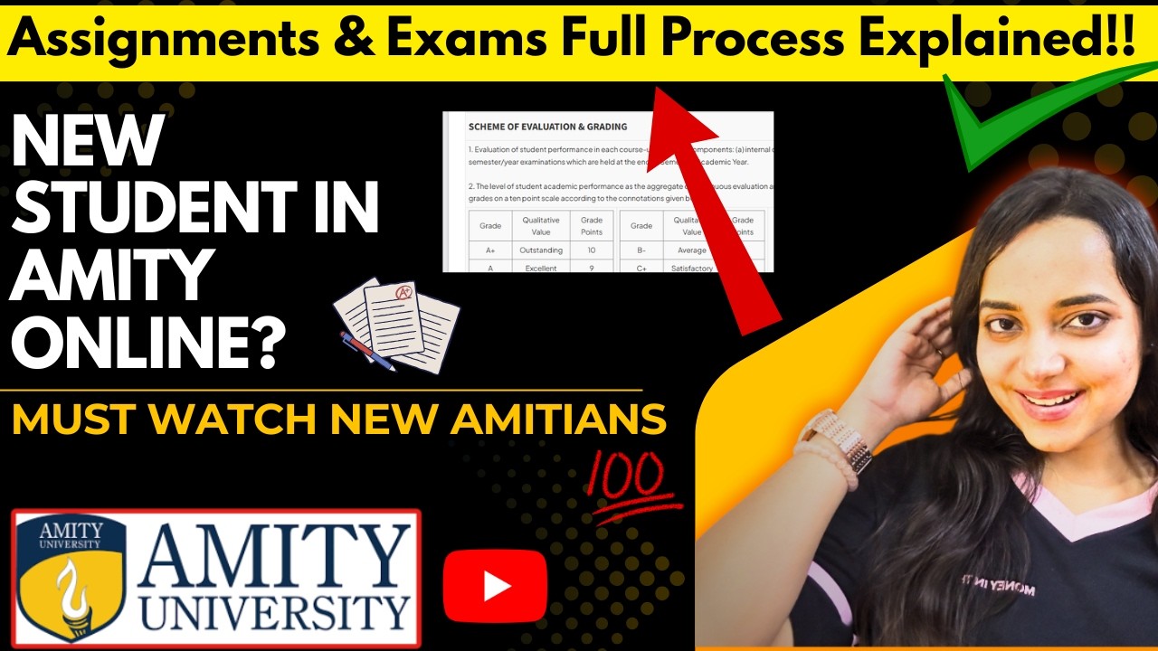 Just Got Admission in Amity? Assignments & Exams full Guide For New Students🔥