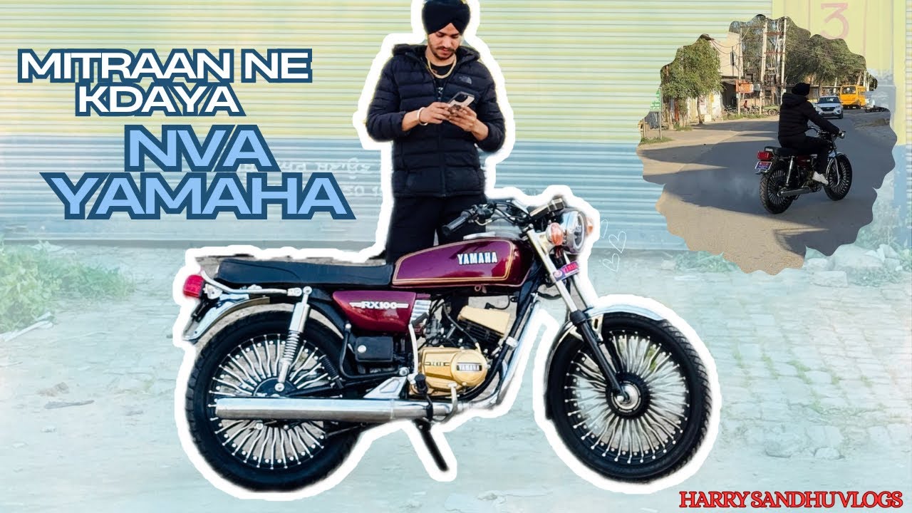 MITRAAN NE KDAYA NVA YAMAHA | PUNJAB | Yamaha lovers | HARRY SANDHU VLOGS |