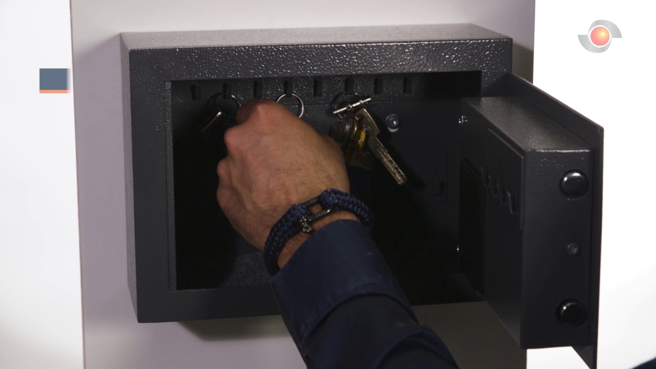 Video! De Raat E-compact sleutelkluis codeslot en 24 sleutelhaken