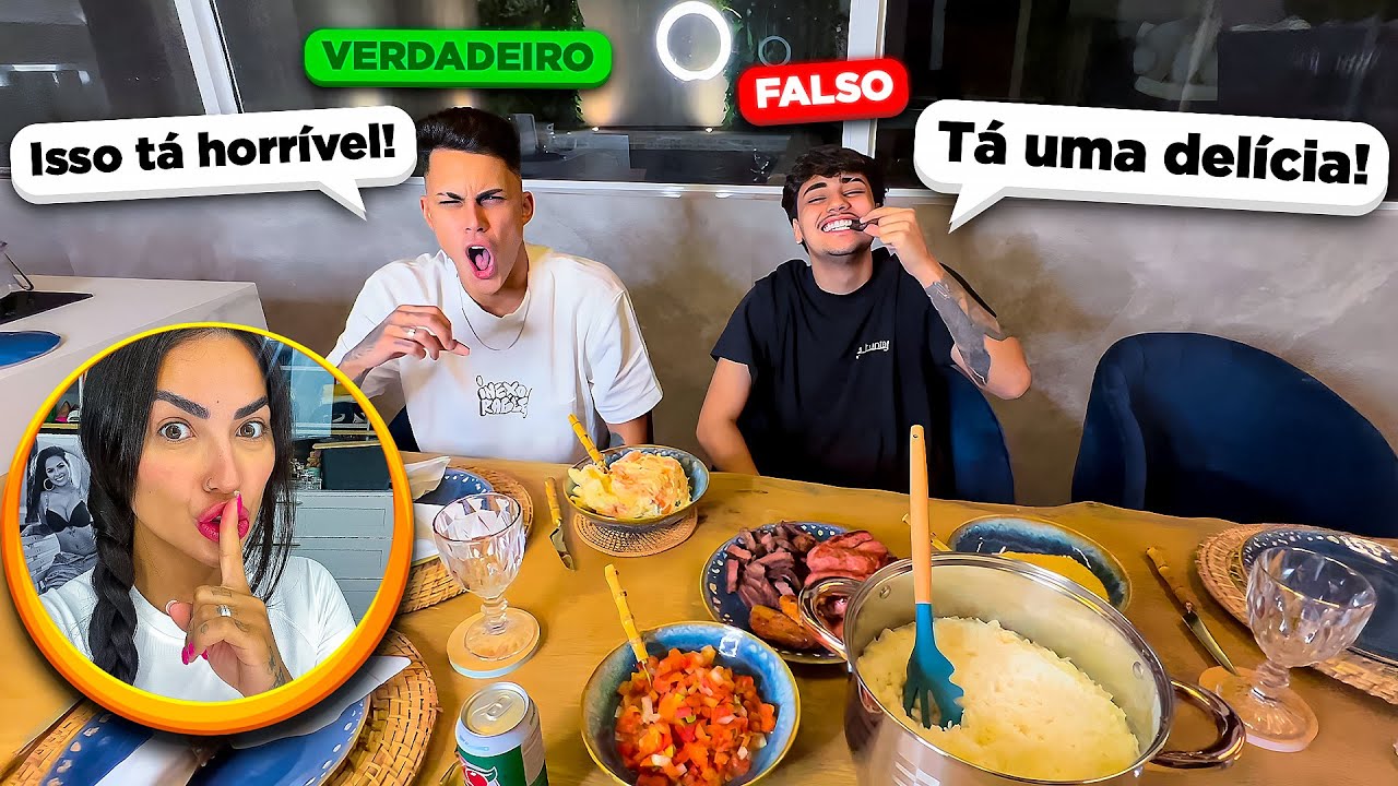 TESTEI A FALSIDADE DOS MEUS AMIGOS COM MUITO SAL NA CARNE!!