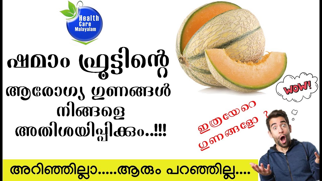 Benefits of muskmelon|ഷമാം ഫ്രൂട്ടിന്‍റെ ആരോഗ്യഗുണങ്ങള്‍