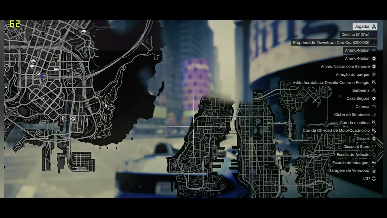 GTA 5 GREYHOUND MAPA MENU MUSIC DE LOS LS LC VC SF LV SA NORTH YANKTON CAYO PERICO