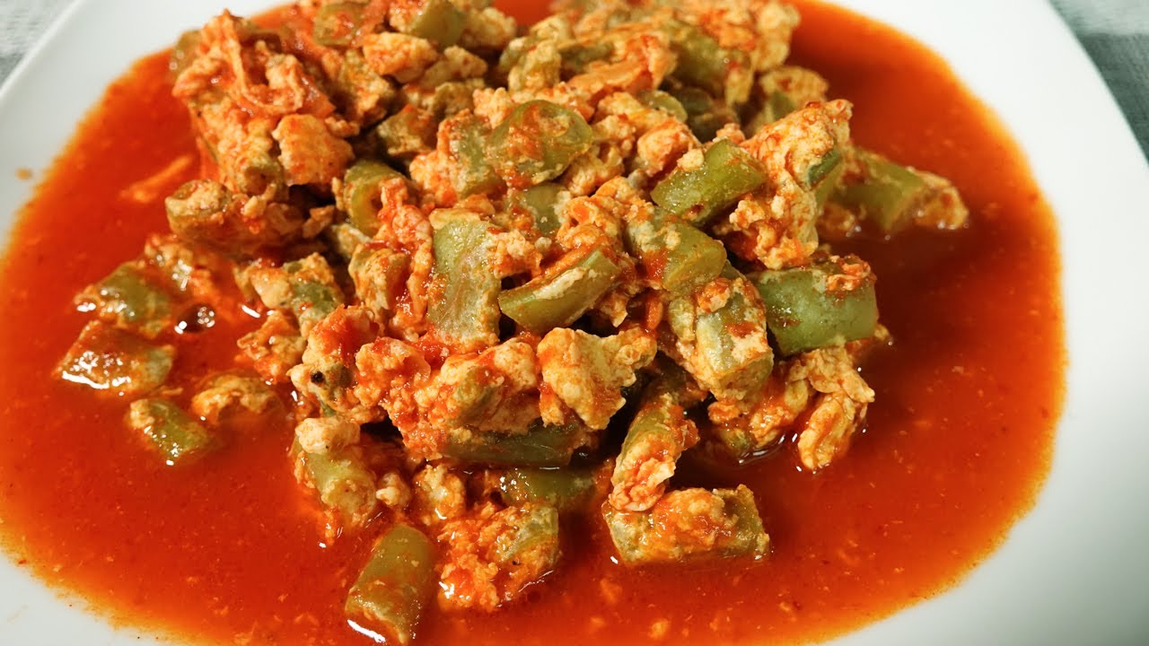 Almuerzo Fácil En 5 Minutos, Ejotes Con Huevo En Chilito Bien Sabroso