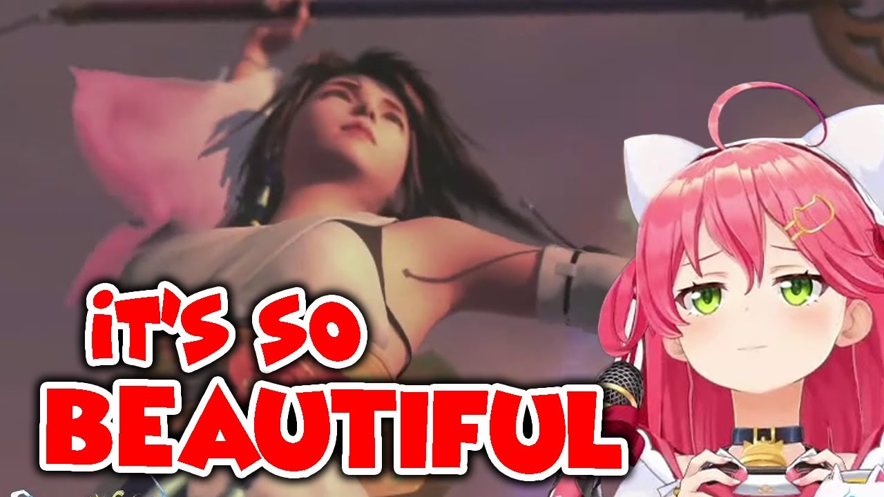 Miko reaction to Yuna dancing scene