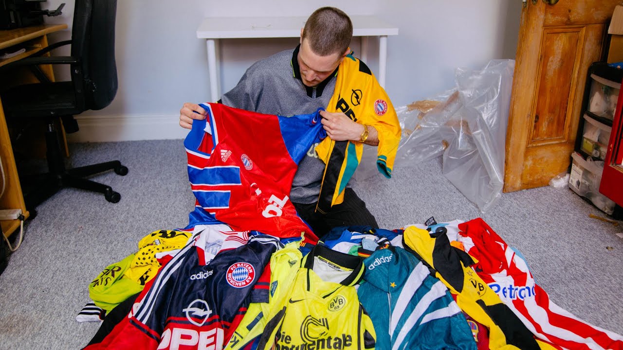 VINTAGE FOOTBALL SHIRTS UNBOXING FOR OUR DEPOP
