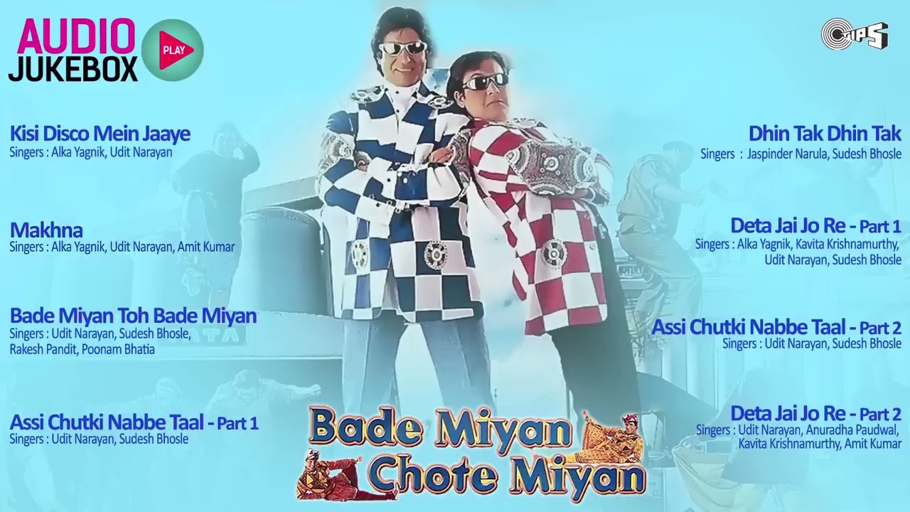 Bade Miyan Chote Miyan | Audio Jukebox | Amitabh Bachchan, Govinda, Raveena Tandon
