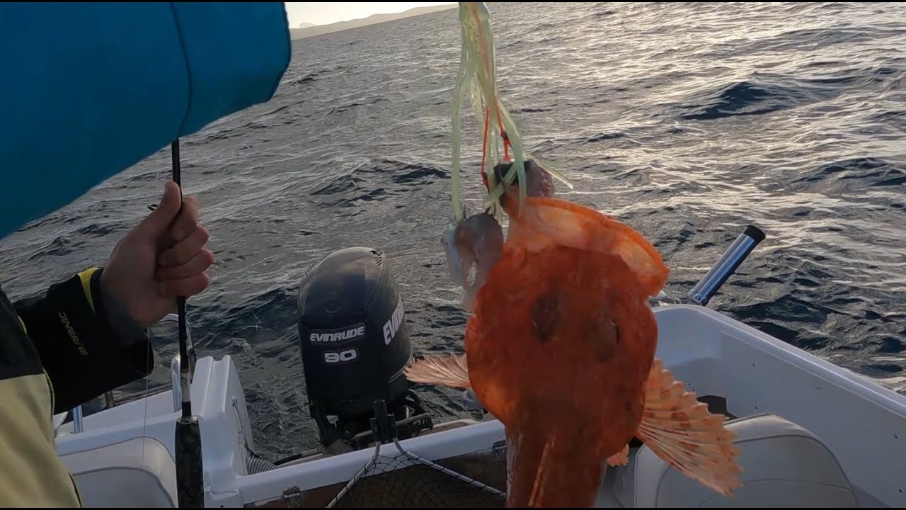 Pesca con inchiku, plumas y calamares. Mariliz fishing. Ibiza.