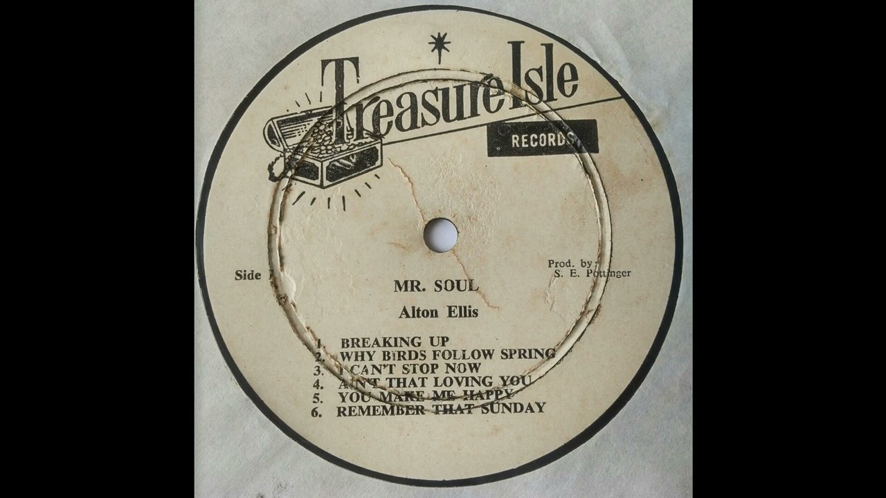 Alton Ellis - I Can't Stop Now - Treasure Isle LP Mr Soul Of Jamaica 1968