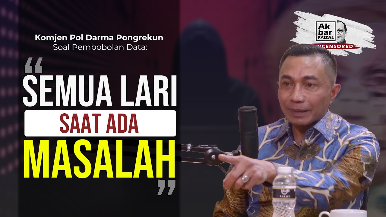 KOMJEN POL. DARMA PONGREKUN SOAL PEMBOBOLAN DATA: 