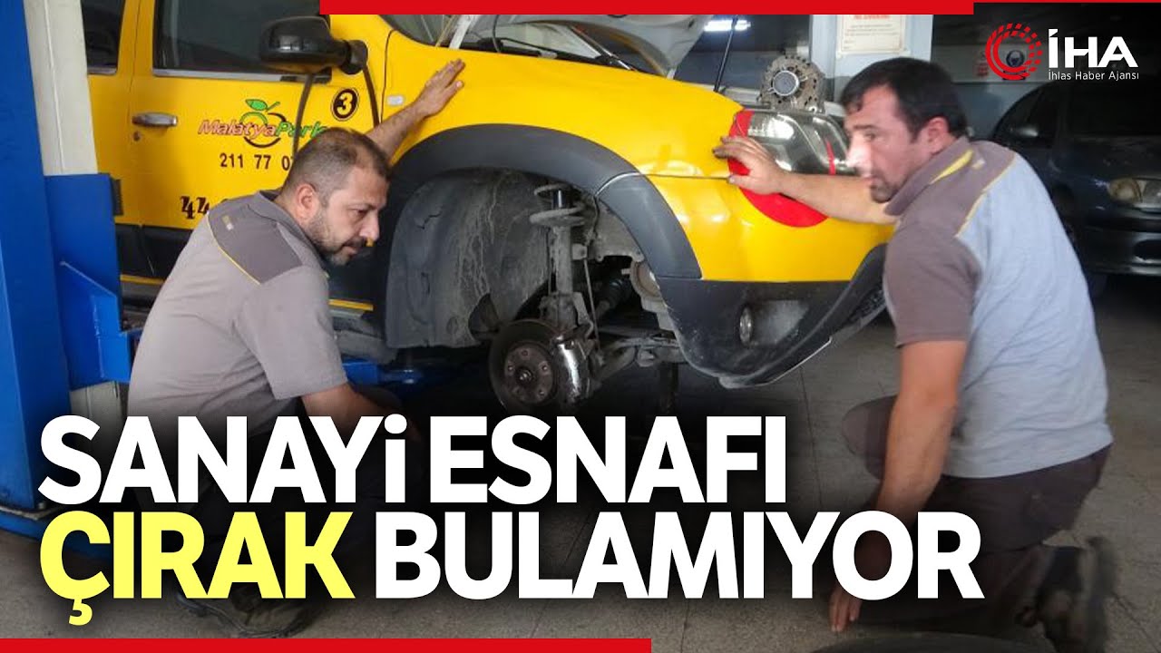 Sanayi Esnafı Çırak Bulamıyor, İmece Usulü Çalışıyor