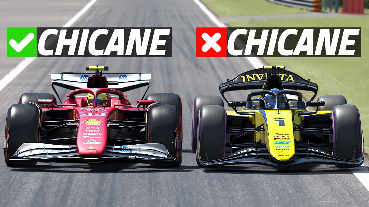 Could An F2 Car Beat An F1 Car By SKIPPING Monza's CHICANE?