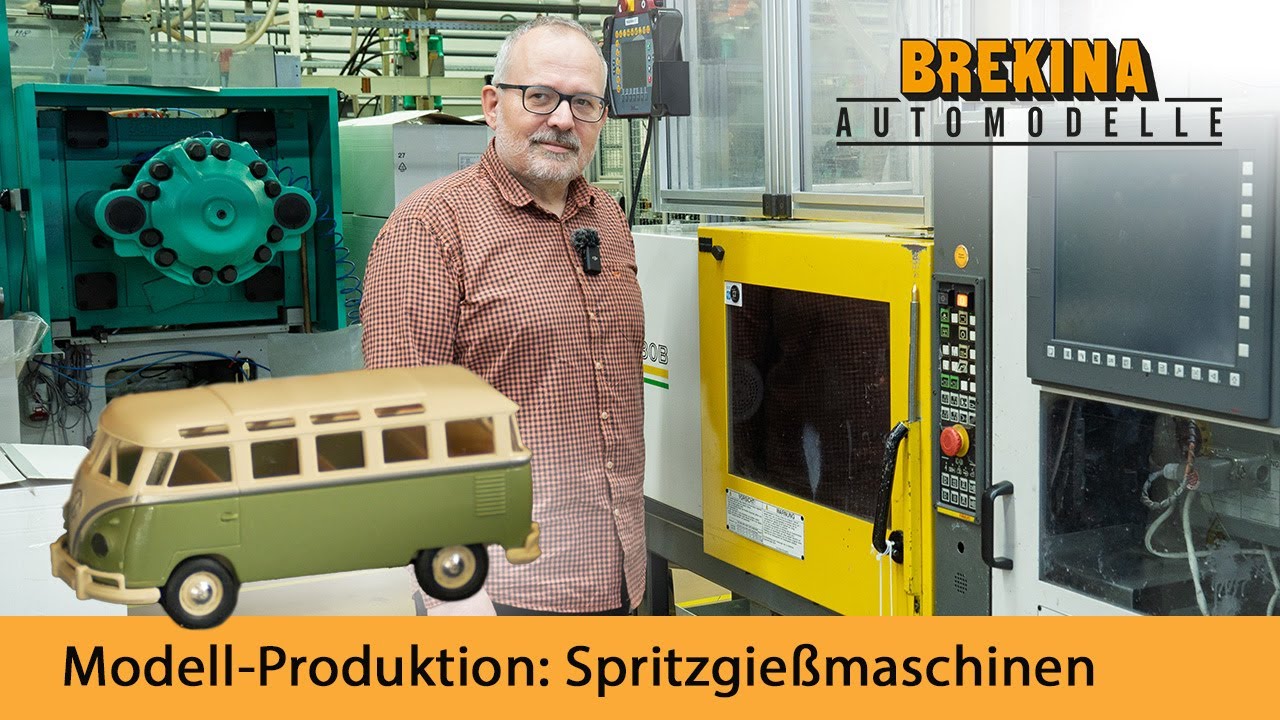 BREKINA - Ein Blick hinter die Kulissen: Produktion der Modellteile an der Spritzgießmaschine!