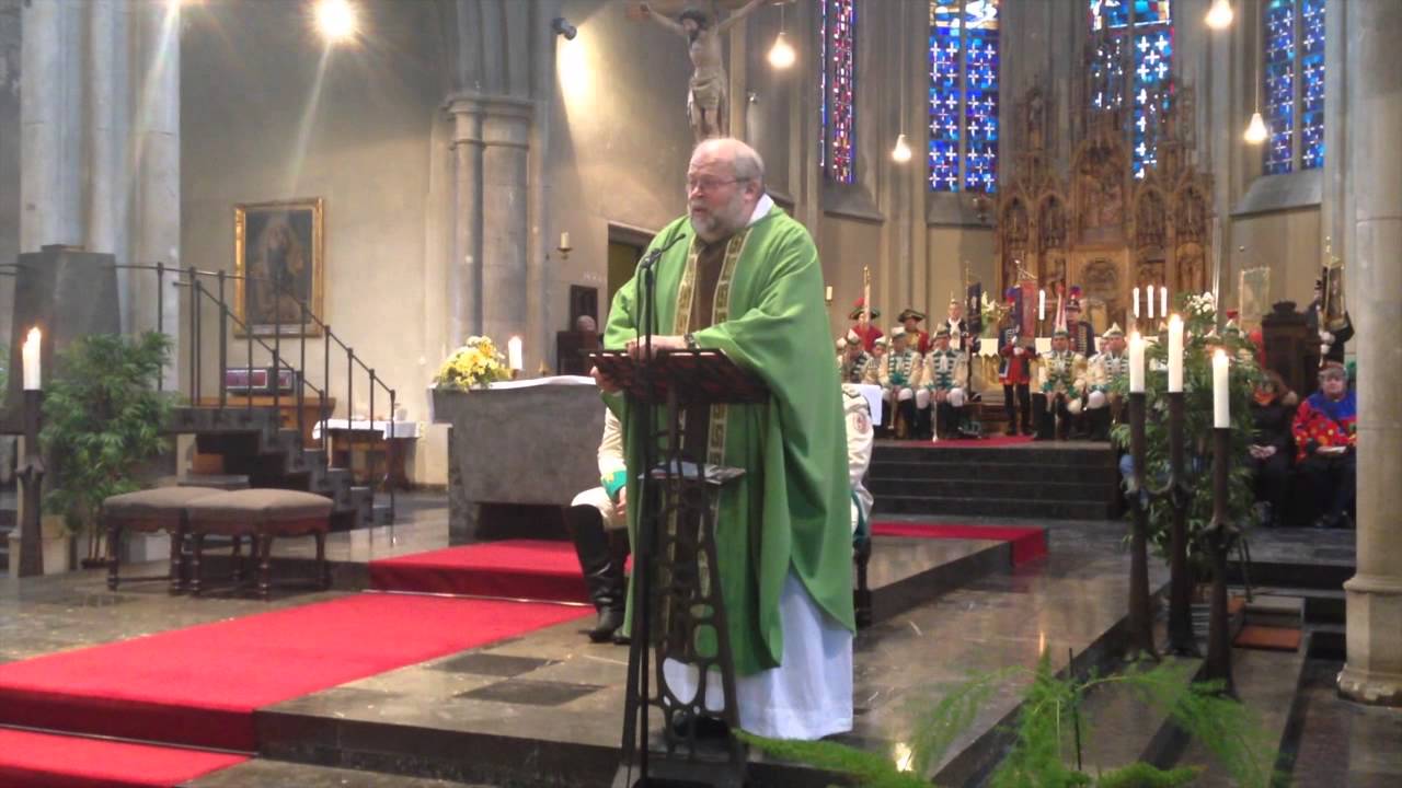 Närrischer Gottedienst 2015 in der Liebfrauenkirche in Krefeld mit Heinz Herpers - Die Predigt