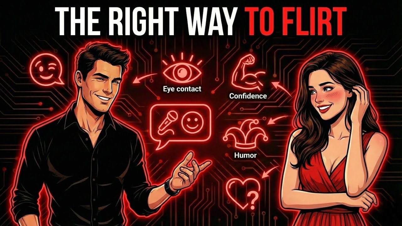 How To Flirt With Any Girl  (Without Being Creepy)