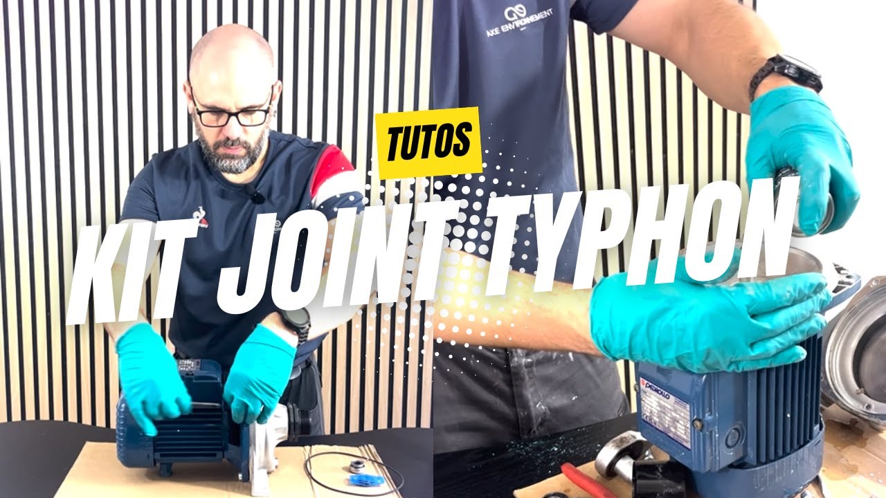 Changer les joints de la pompe du mélangeur TYPHON®