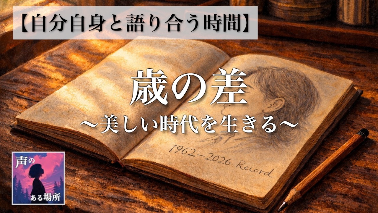 【自分自身と語り合う時間】歳の差〜美しい時代を生きる〜
