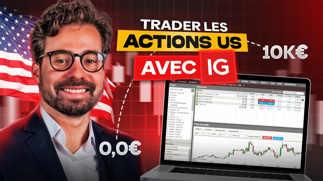 Ma Méthode pour Un Trading Ultra Efficace des Actions US  [Avec IG]