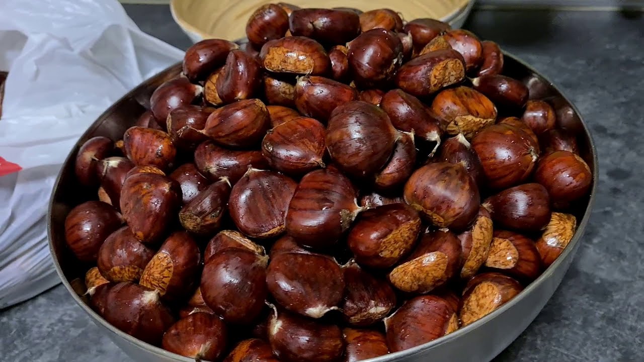 COMO HACER CASTAÑAS ASADAS EN HORNO Y EN SARTÉN