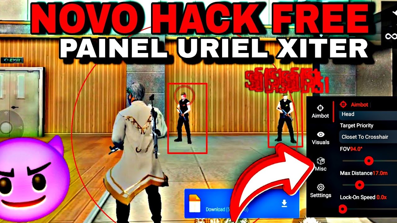NOVO HACK GRATIS PAINEL URIEL XITER ANT BAN 😈 NOVA ATUALIZAÇÃO FF 100% HS PAINEL PARA JOGAR AP