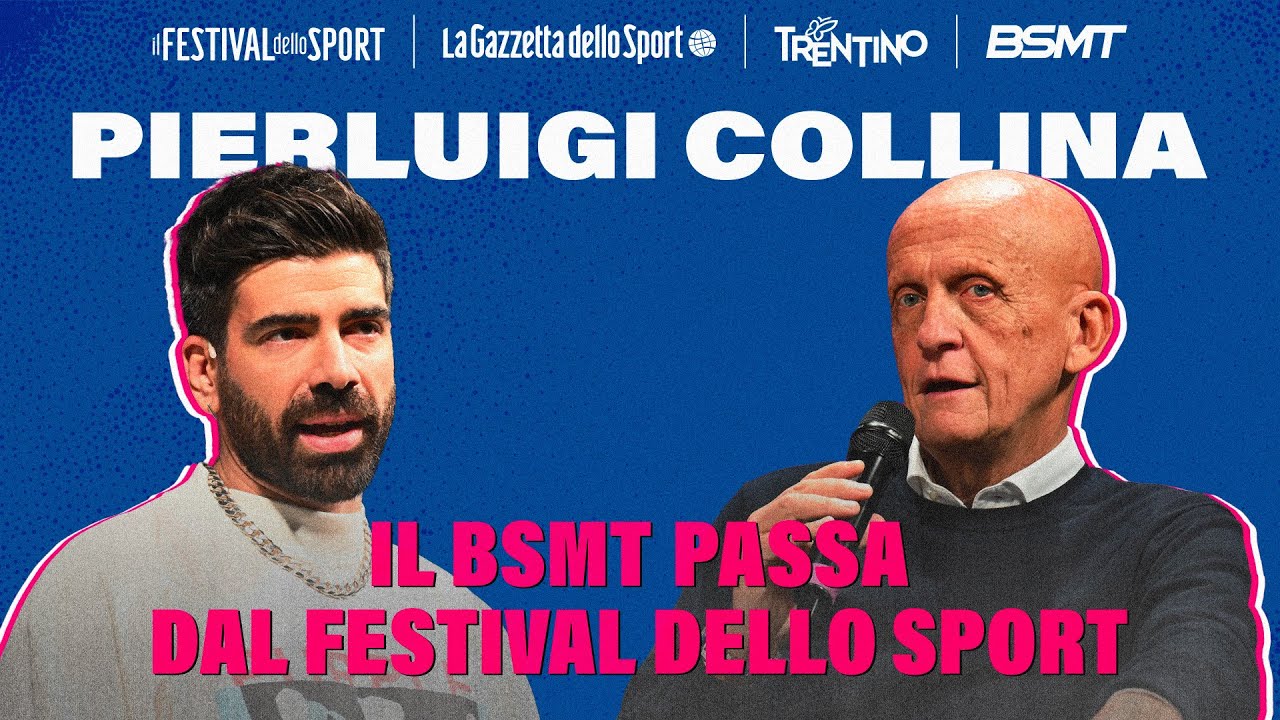 IL MIGLIOR ARBITRO AL MONDO! ⚽️ PIERLUIGI COLLINA passa dal BSMT al Festival dello Sport!