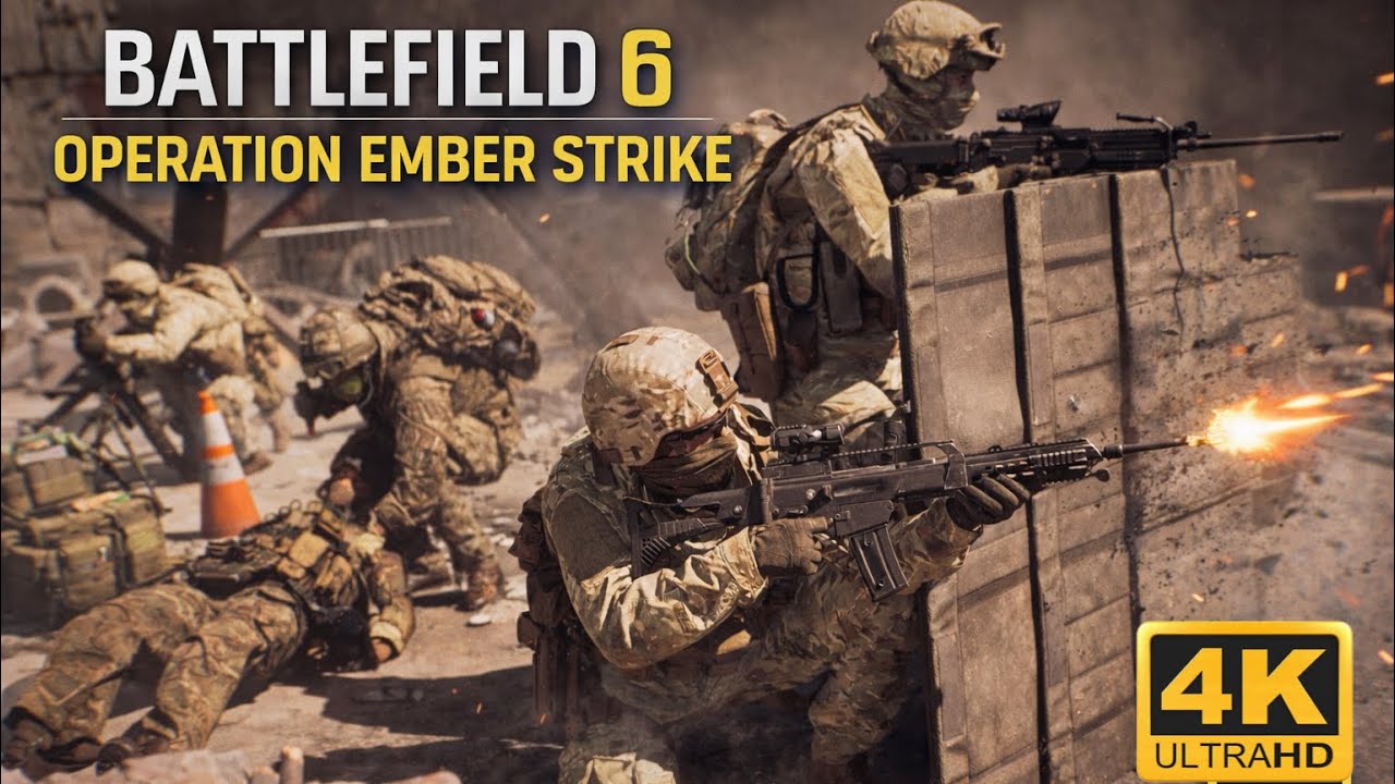 BATTLEFIELD 6 - Mission 8: Operation Ember Strike (4K) - No commentary