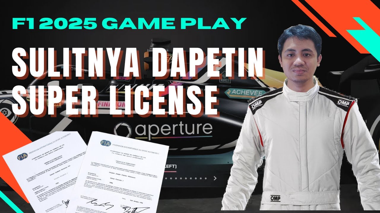 F1 2025 GAME PLAY INDONESIA DAY 3 | PERJALANAN MENCARI SUPER LICENSE TERNYATA SULIT !!