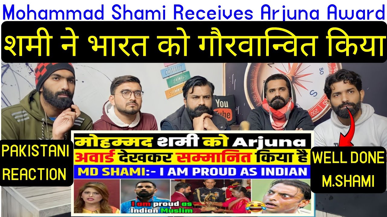 Reaction On Pak Media Shocked Mohammad Shami Receives Arjuna Award | Pak Media On Mohd Shami.