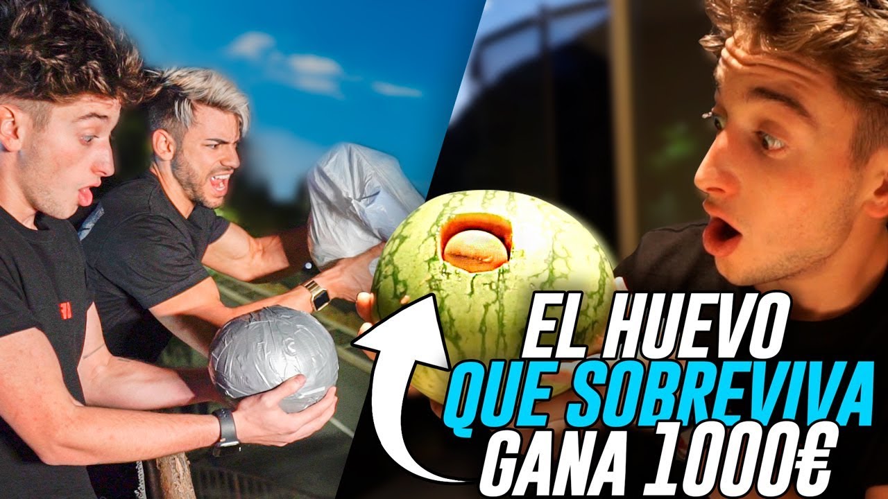 EL HUEVO EN LA SANDIA QUE SOBREVIVA GANA 1000€ !! ** MUY DIFÍCIL ** [bytarifa]