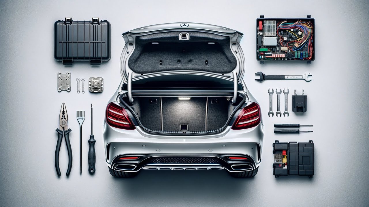 Как починить багажник Mercedes, который не открывается