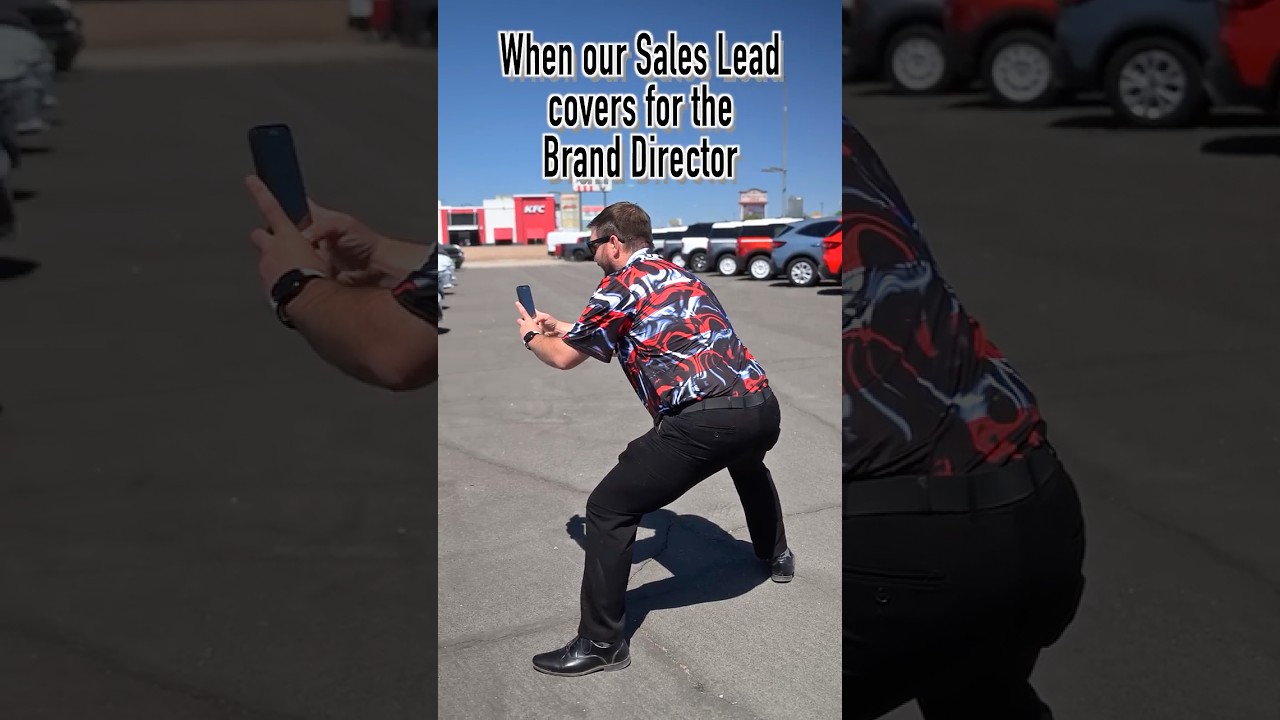 What happens when the Brand Director steps out!? 😂
