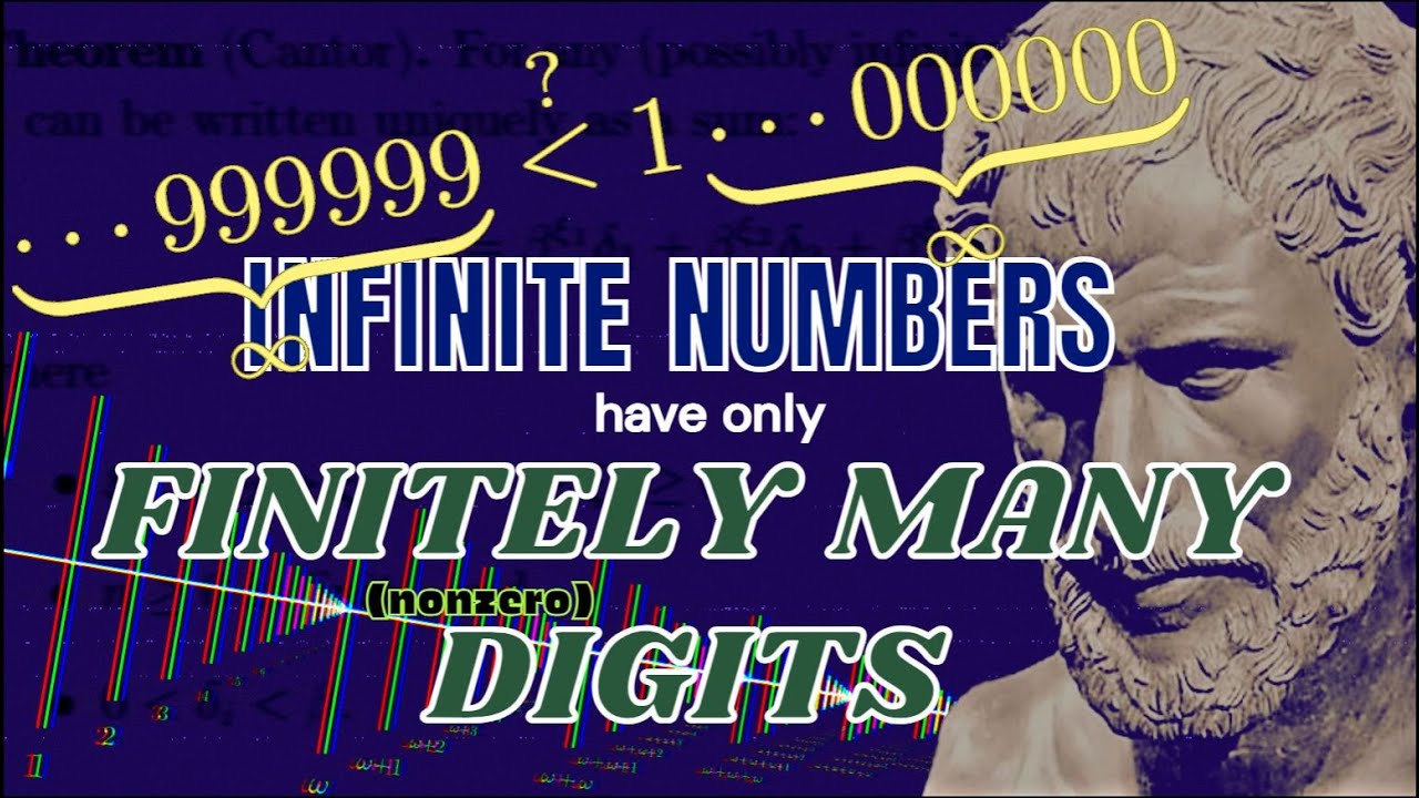 Infinite numbers have only finitely many (nonzero) digits