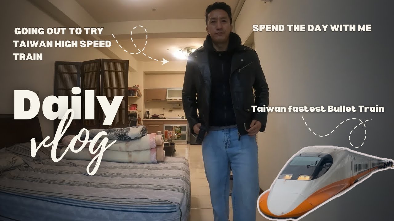 Riding Taiwan FASTEST Bullet Train Experience!
