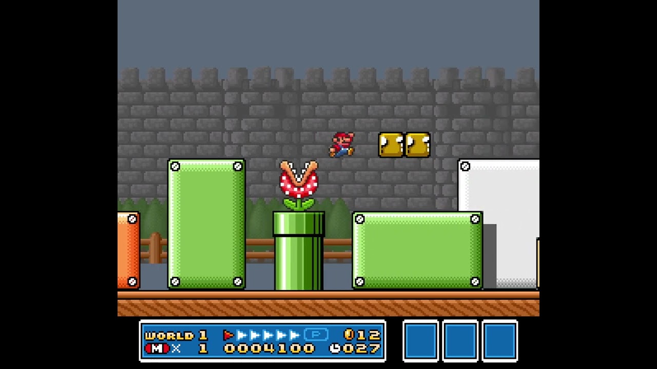 Stop & Go Clock Temple | SMAS SMB3 Custom Level